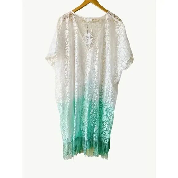 NWT America & Beyond Vintage Ombre Cover Up Sleeveless Dress - Picture 4 of 10